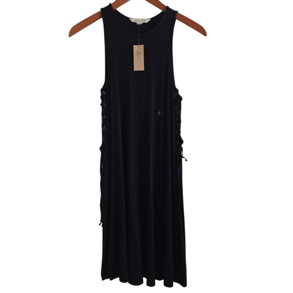 NWT American Eagle Outfitters Black Halter Sundress Size XS Soft And Sexy